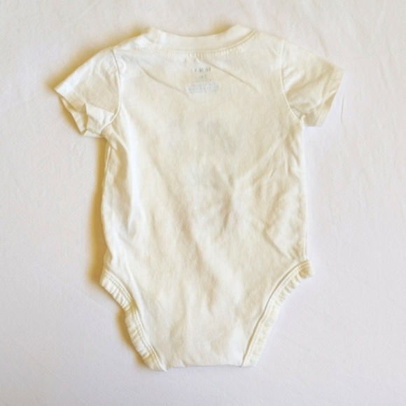 carter's little wild one short sleeve bodysuit diaper shirt 3 months baby - Picture 5 of 5